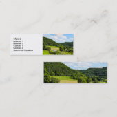 Vorlage für bayerische Visitenkarten Mini Visitenkarte (Vorne/Hinten)