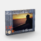 Vorlage für Beach Theme Fotoblock (Links)