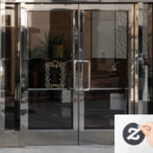 Vorlage für Bed & Breakfast für viktorianische Ära Fensteraufkleber (Büro Tür)