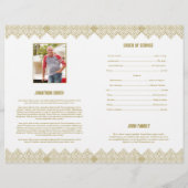 Vorlage für Beerdigungsbroschüren (Rückseite)