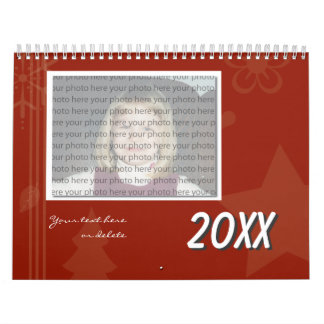 Vorlage für benutzerdefinierbare Familienkalender Kalender