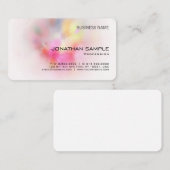 Vorlage für benutzerdefinierte Abstrakte Kunstwerk Visitenkarte (Vorne/Hinten)