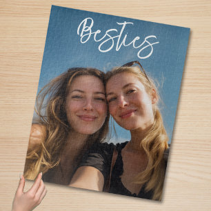 Vorlage für benutzerdefinierte Besties-Fotovorlage Puzzle