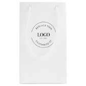 Vorlage für benutzerdefinierte Business-LOGO-Websi Kleine Geschenktüte (Rückseite)