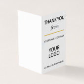 Vorlage für benutzerdefinierte danke-Ihnen-Karten (Vorderseite)