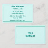 Vorlage für benutzerdefinierte farbliche Werbegesc Visitenkarte (Vorne/Hinten)