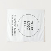 Vorlage für benutzerdefinierte Firmenlogos hinzufü Wandteppich (Vorderseite (Horizontal))