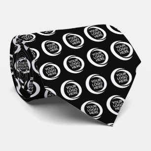 Vorlage für benutzerdefinierte Firmenlogos Schwarz Krawatte