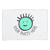 Vorlage für benutzerdefinierte Foto 2 x STANDARD-P Kissenbezug (Vorderseite-Rechts)