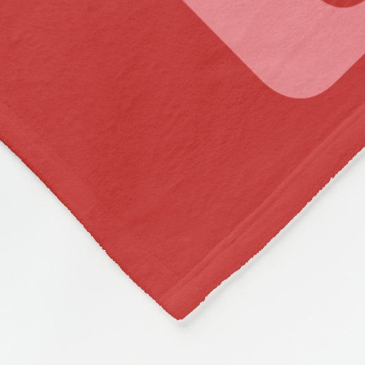 Vorlage für benutzerdefinierte Foto-Liebe Fleecedecke (Ecke)