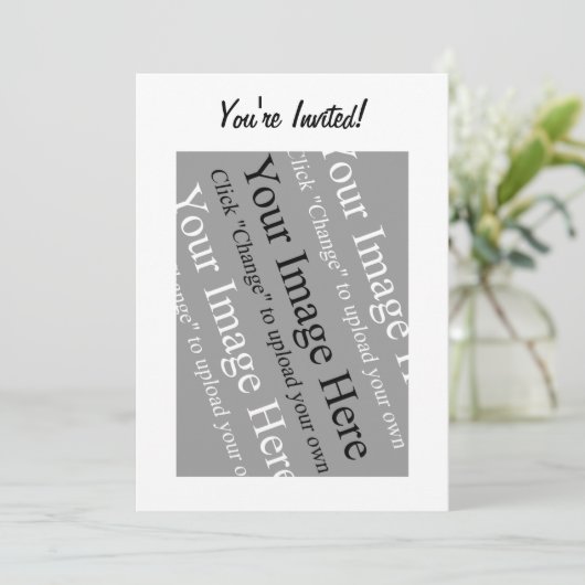 Vorlage für benutzerdefinierte Fotos (Stehend Vorderseite)