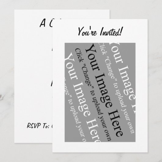 Vorlage für benutzerdefinierte Fotos (Vorne/Hinten)