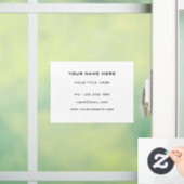 Vorlage für benutzerdefinierte Geschäftsfenster-We Fensteraufkleber (Zuhause)