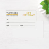 Vorlage für benutzerdefinierte Geschenkgutachten (Schreibtisch)