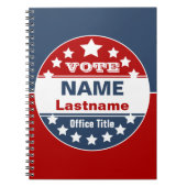 Vorlage für benutzerdefinierte Kampagnen Notizblock (Vorderseite)