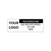 Vorlage für benutzerdefinierte Logo- oder Foto-Far Permastempel (Design)