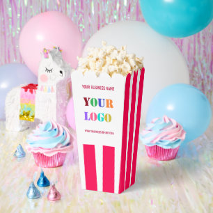 Vorlage für benutzerdefinierte Logo-Popcornfelder Geschenkschachtel