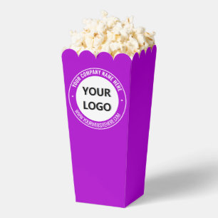 Vorlage für benutzerdefinierte Logo-Popcornfelder Geschenkschachtel