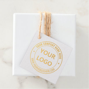 Vorlage für benutzerdefinierte Logo-Text-Geschäfts Geschenkanhänger