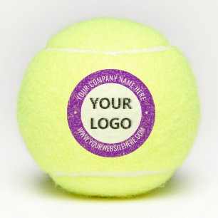 Vorlage für benutzerdefinierte Logo-Unternehmen Te Tennisbälle