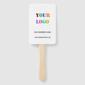 Vorlage für benutzerdefinierte Logo-Werbeaktionen Fächer (Rückseite)