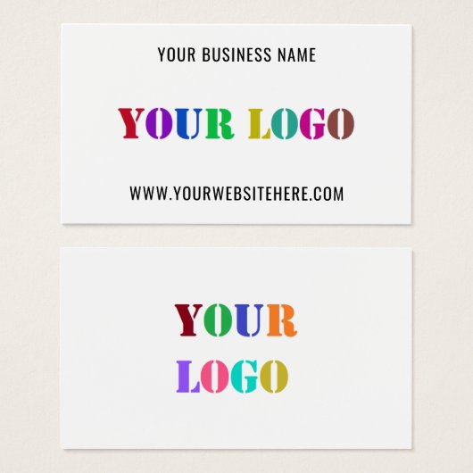 Vorlage für benutzerdefinierte Logo-Werbegeschenkk (Vorne & Hinten)