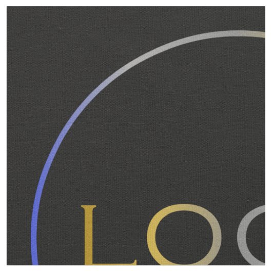 Vorlage für benutzerdefinierte Logos für Unternehm Stoff (Nahaufnahme)