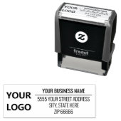 Vorlage für benutzerdefinierte Logos oder Foto-Rüc Permastempel (Beispiel)