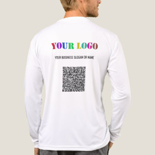 Vorlage für benutzerdefinierte Logos und QR-Code Tri-Blend Shirt