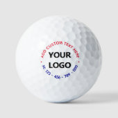 Vorlage für benutzerdefinierte Logos und Text-Brie Golfball (Vorderseite)