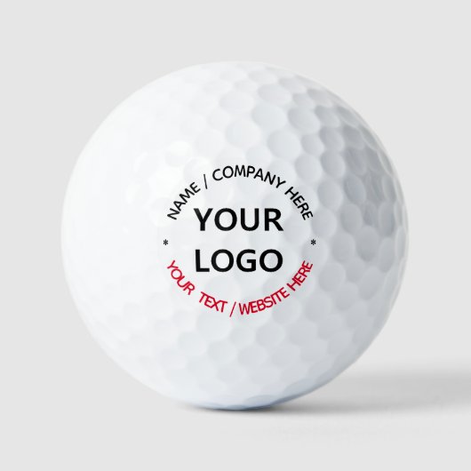 Vorlage für benutzerdefinierte Logos und Text-Brie Golfball (Vorderseite)