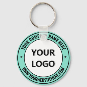 Vorlage für benutzerdefinierte Logos und Text-Busi Schlüsselanhänger
