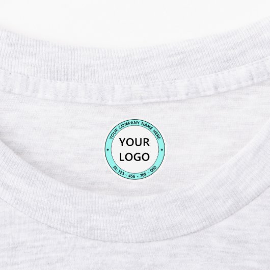 Vorlage für benutzerdefinierte Logos und Textaufkl Etiketten (Befestigt)