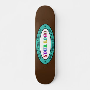 Vorlage für benutzerdefinierte Logos und Textfirme Skateboard