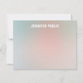 Vorlage für benutzerdefinierte Monogramm-Skriptele (Vorderseite)