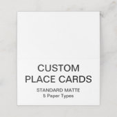 Vorlage für benutzerdefinierte Personalisierte Pla Platzkarte (Außenseite Aufgefaltet)