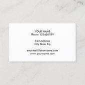 Vorlage für benutzerdefinierte Pizzeria-Visitenkar Visitenkarte (Rückseite)