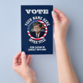 Vorlage für benutzerdefinierte politische Kampagne Flyer (Handgriff)