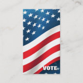 Vorlage für benutzerdefinierte politische Kampagne Visitenkarte (Vorderseite)