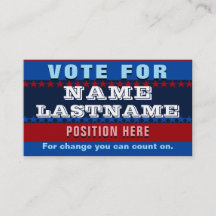 Vorlage für benutzerdefinierte politische Kampagne