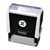 Vorlage für benutzerdefinierte QR-Code-Textinforma Permastempel (Produkt)