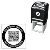 Vorlage für benutzerdefinierte QR-Codenamen Websit Permastempel (Beispiel)