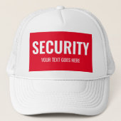 Vorlage für benutzerdefinierte Sicherheitstexte Me Truckerkappe (Vorderseite)