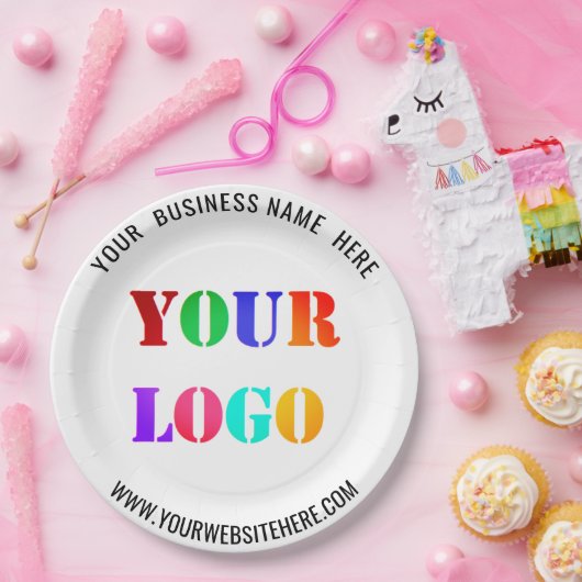 Vorlage für benutzerdefinierte Teller für Firmenlo (Party)