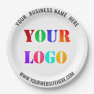 Vorlage für benutzerdefinierte Teller für Firmenlo