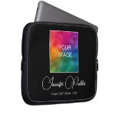 Vorlage für benutzerdefinierte Textnamensfarbe Laptopschutzhülle (Vorne Rechts)