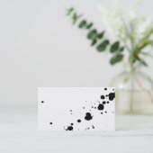 Vorlage für benutzerdefinierte Visitenkarten mit T Visitenkarte (Stehend Vorderseite)