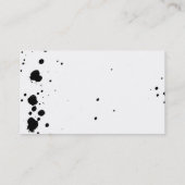 Vorlage für benutzerdefinierte Visitenkarten mit T Visitenkarte (Rückseite)