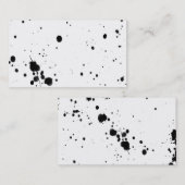 Vorlage für benutzerdefinierte Visitenkarten mit T Visitenkarte (Vorne/Hinten)