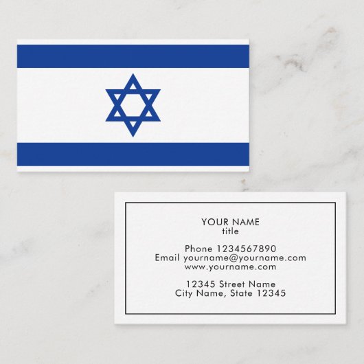 Vorlage für benutzerdefinierte Visitenkarten unter Visitenkarte (Vorne/Hinten)